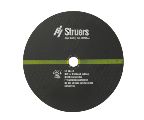 Cut-off Wheel, Hexagonal 56A25, 250 mm (10") dia. x 1.5 mm x 32 mm dia. 10 pcs.