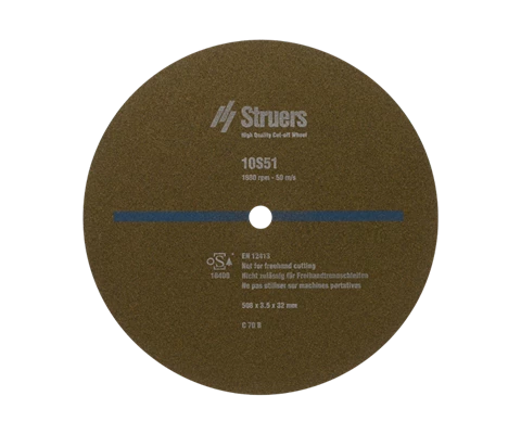 Disco de corte 10S51, 508 mm (20") diá. x 3,5 mm x 32 mm diá., 3 uds.