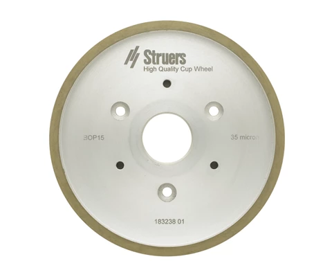 Diamond Cup Wheel B0P15, 35 µm. 150 mm (6") dia. x 31.75 mm dia.