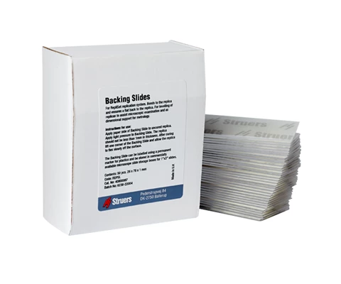 Backing Slides, 58 x 40 x 1 mm, 50 pcs.