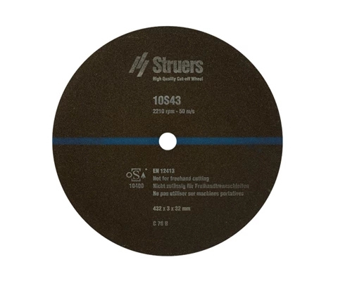 Ściernica SiC 10S43, 432 mm x 3,0 mm x 32 mm , 5 szt./opak.